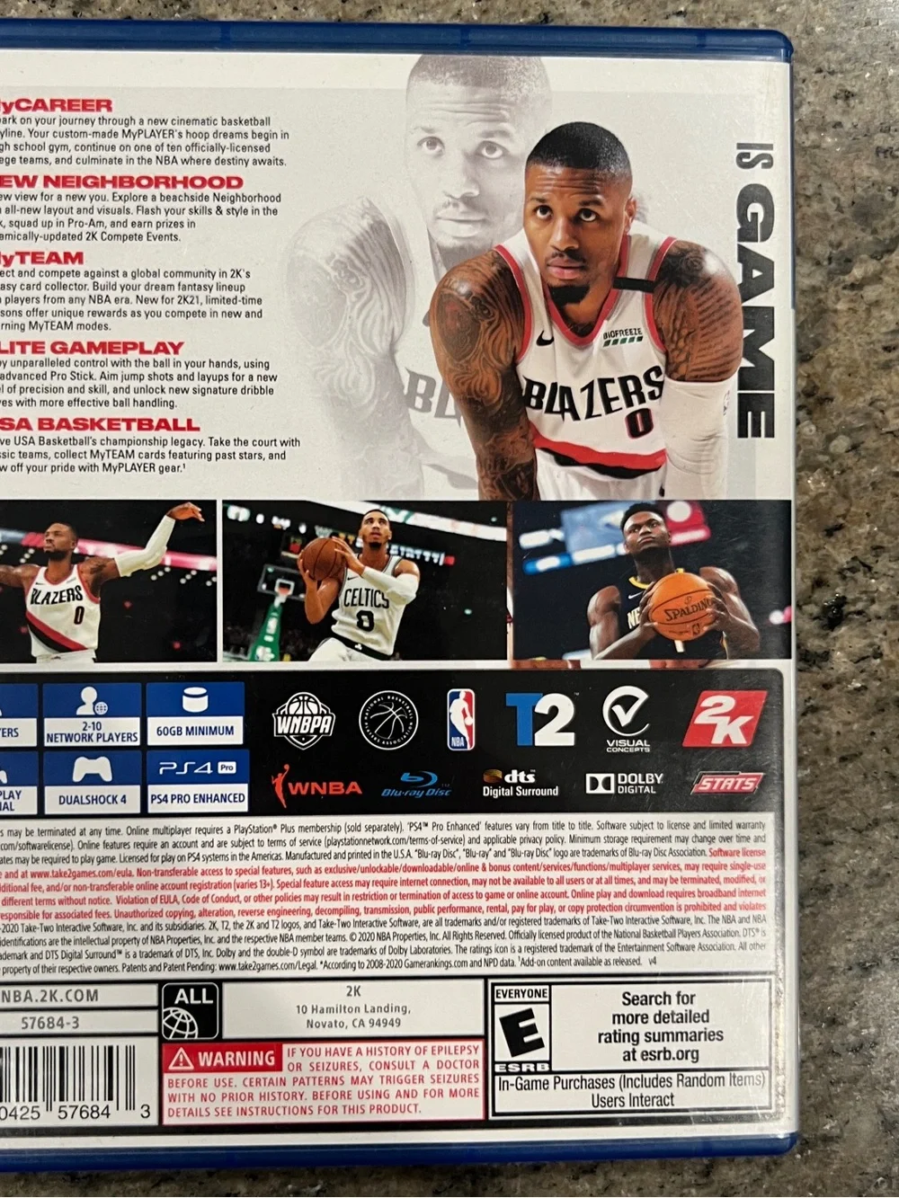 NBA 2K21 PS4 Video Game